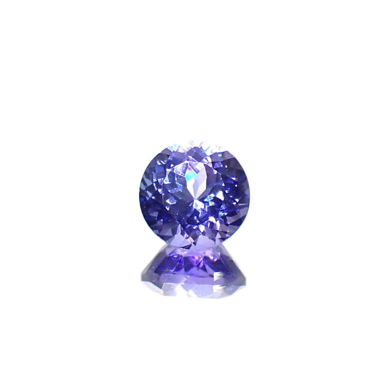 タンザナイト(宝石名タンザナイト)タンザニア産 識別済 1.62ct / 7x7mm前後 [251031240]