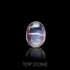 マリアライトキャッツアイ(宝石名ピンク・スキャポライト・キャッツアイ)アフガニスタン産 0.689ct ソ付(彩珠)[220817314]6.8x5.1mm前後
