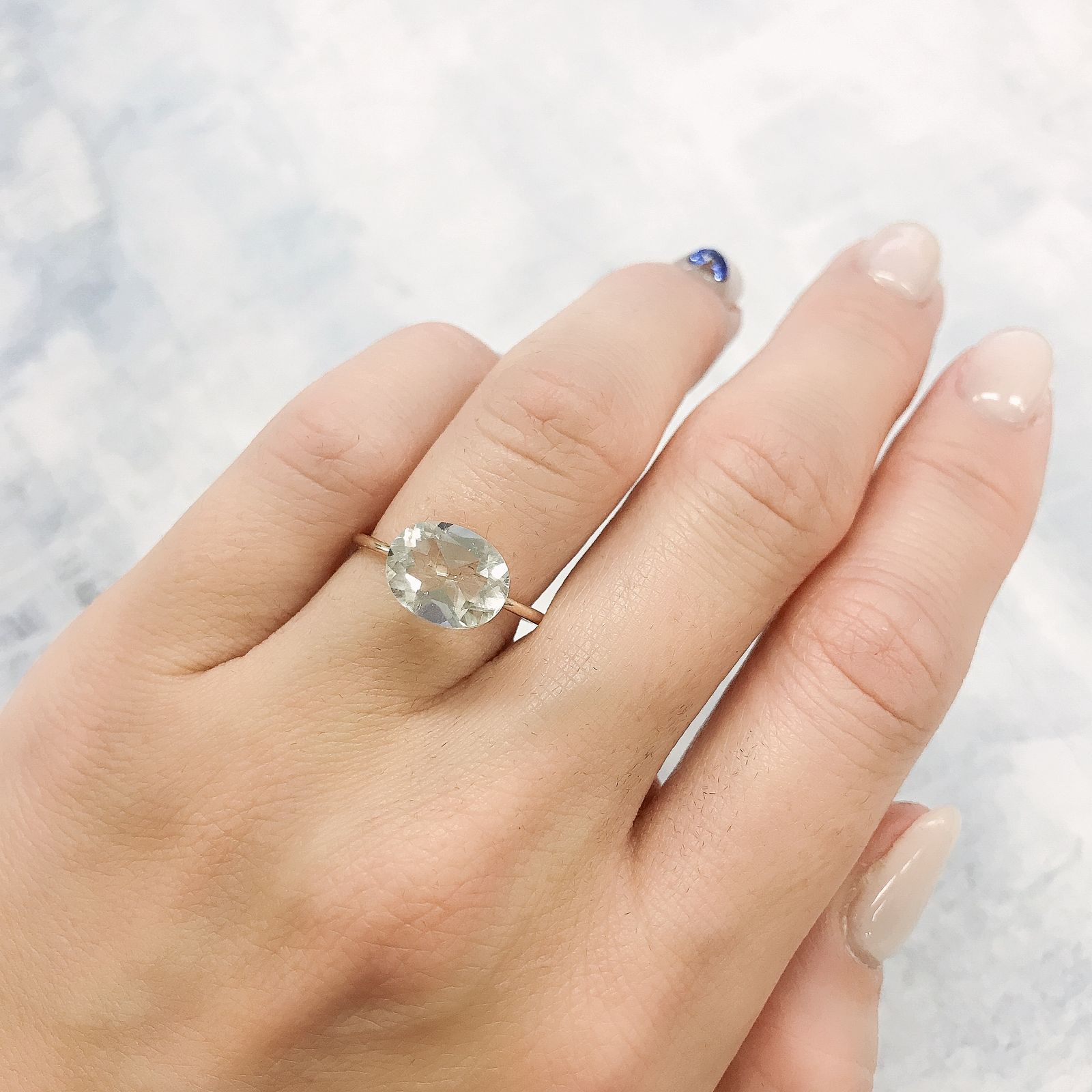 ハーキマーダイヤモンド アメリカ・ニューヨーク州産 2.28ct[220515721]10.1x8mm前後