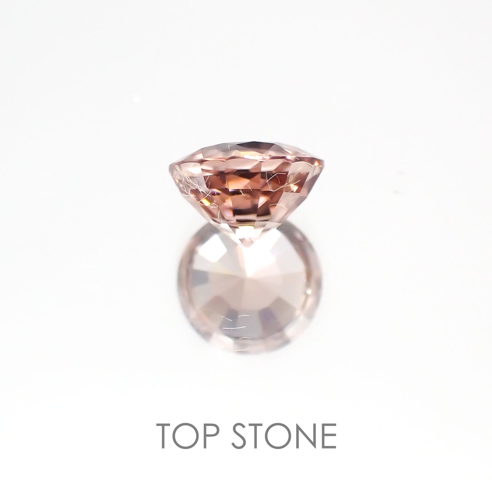 ピンクジルコン スリランカ,カンボジア産 ルース 1.34ct[20128058]6.1×6.1mm前後