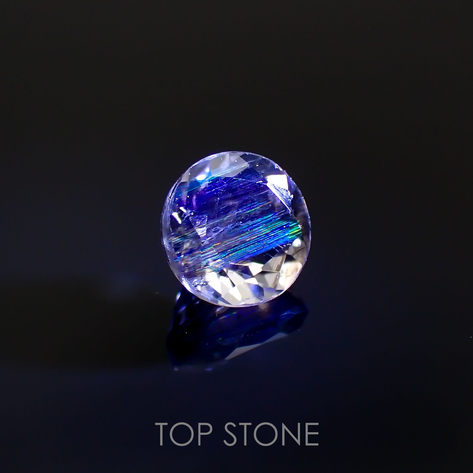 レインボースキャポライト ブラジル産 0.50ct[221119049]4.8x4.9mm前後