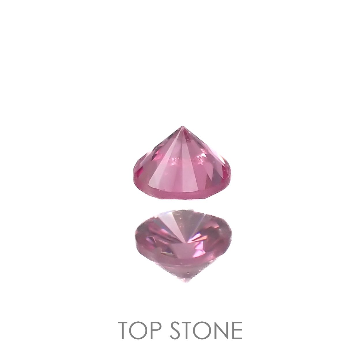 ホットピンクスピネル(宝石名ピンク・スピネル)タンザニア産 0.093ct 識別済[220616600]2.8x2.8mm前後