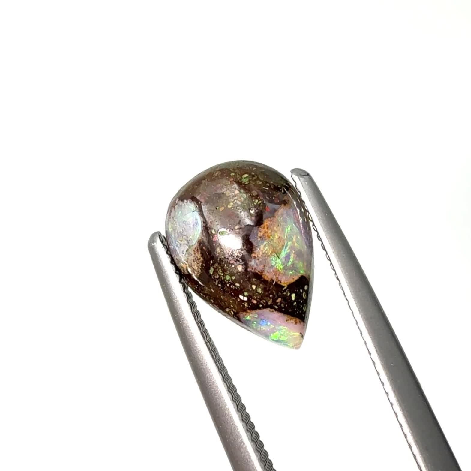 ボルダーオパール オーストラリア産 1.39ct [250330119]9.5x6.8mm前後