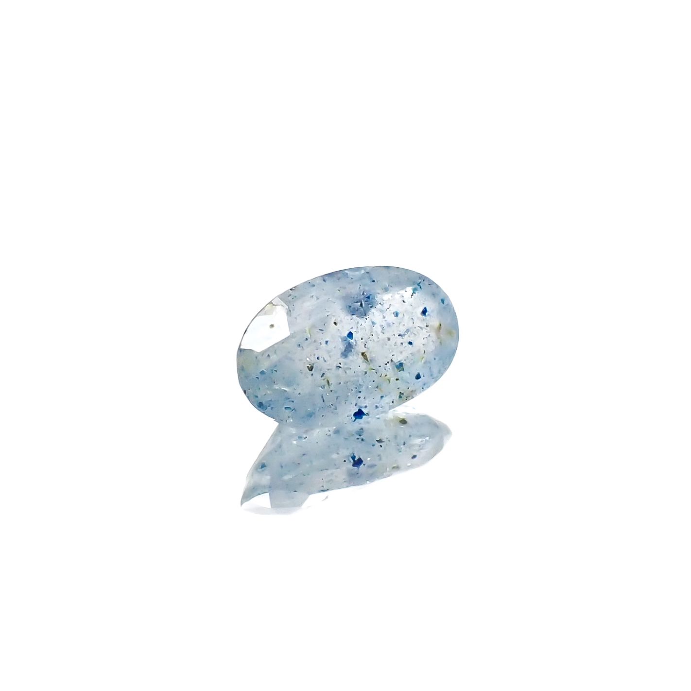ラズライトインクォーツ アフガニスタン産 1.23ct[240125847]9.2x5.6mm前後
