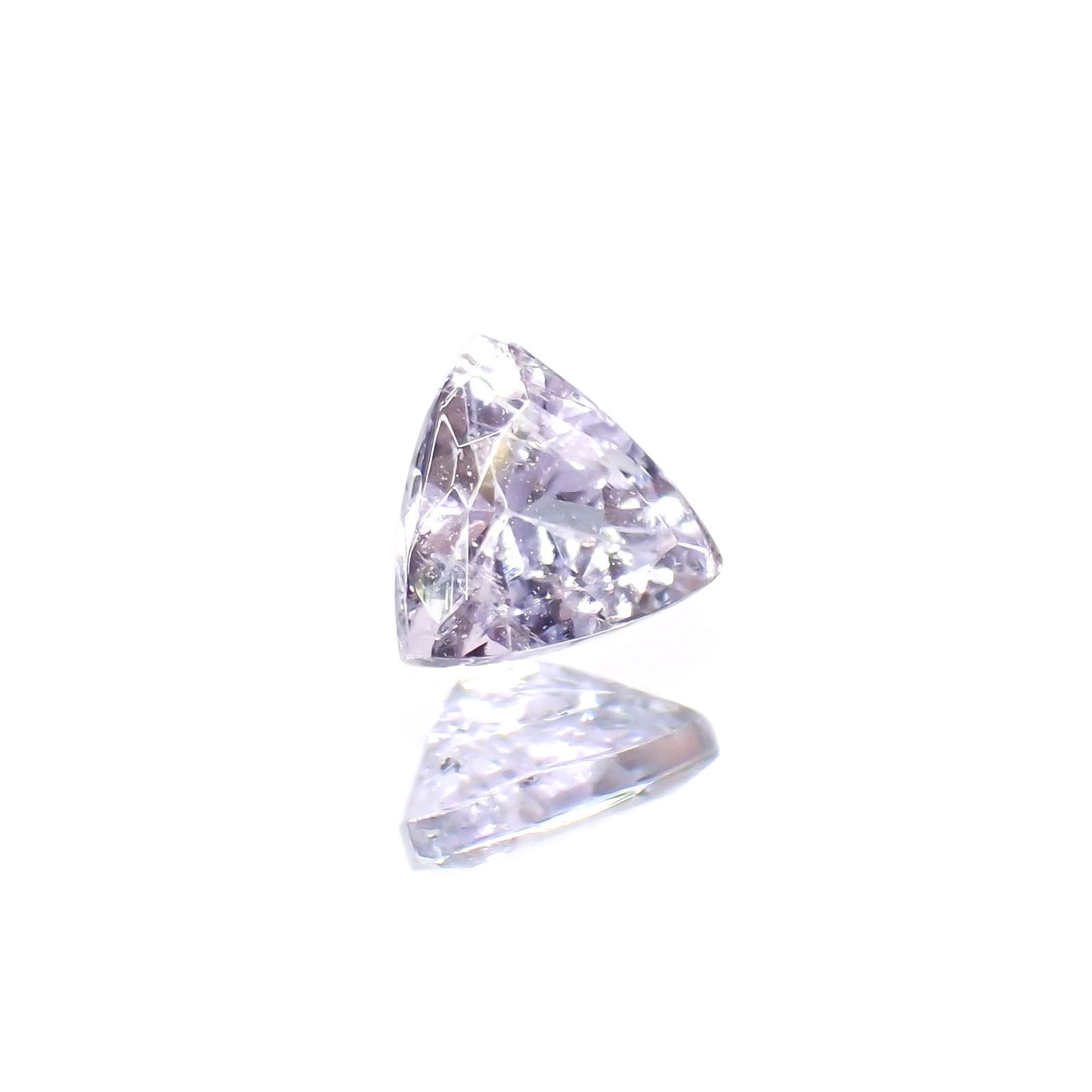 ラベンダーゾイサイト(宝石名ゾイサイト)タンザニア産 識別済 0.25ct / 4x4.1mm前後 [220115063]