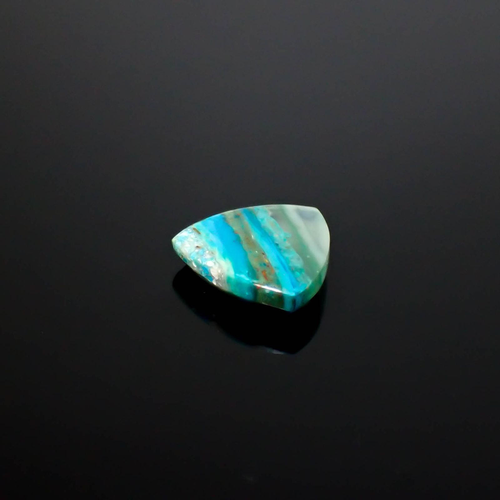 ブルーオパール ペルー産 3.23ct [250430262]11.7x12mm前後