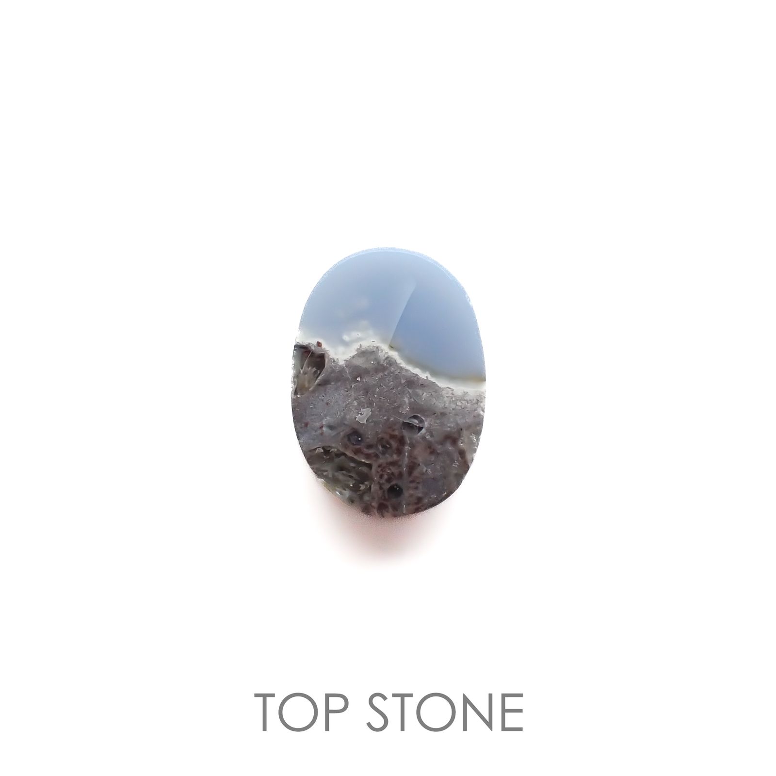 マトリックスブルーオパール アメリカ・オレゴン州産 2.62ct[220917801]11.6x8.4mm前後