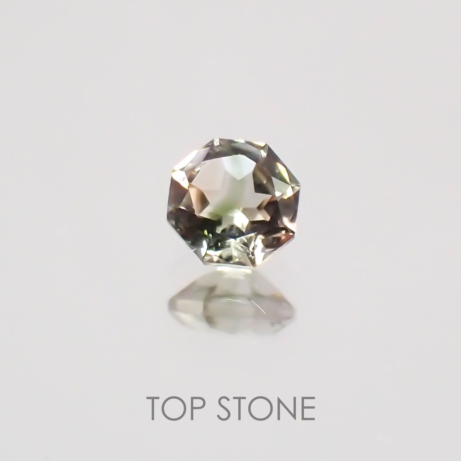 ◇オクタゴンカット◇バイカラートルマリンSA ブラジル・アフリカ産 ルース 0.11ct[21019162]3×3mm前後