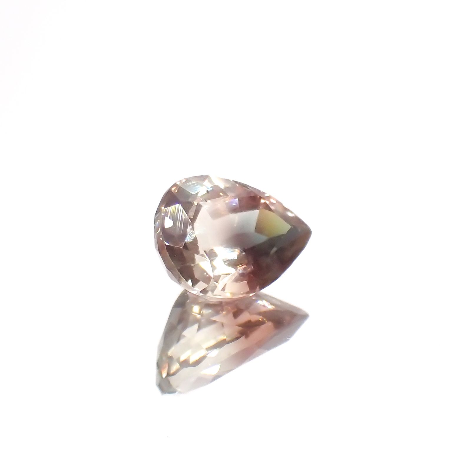 パーティカラーオレゴンサンストーン アメリカ・オレゴン州産 1.17ct[230722843]8x5.9mm前後