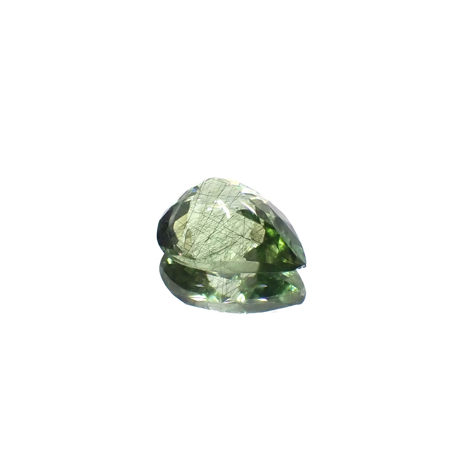 ルドウィジャイトインペリドット パキスタン産 1.87ct[230321240]9.5x7.3mm前後
