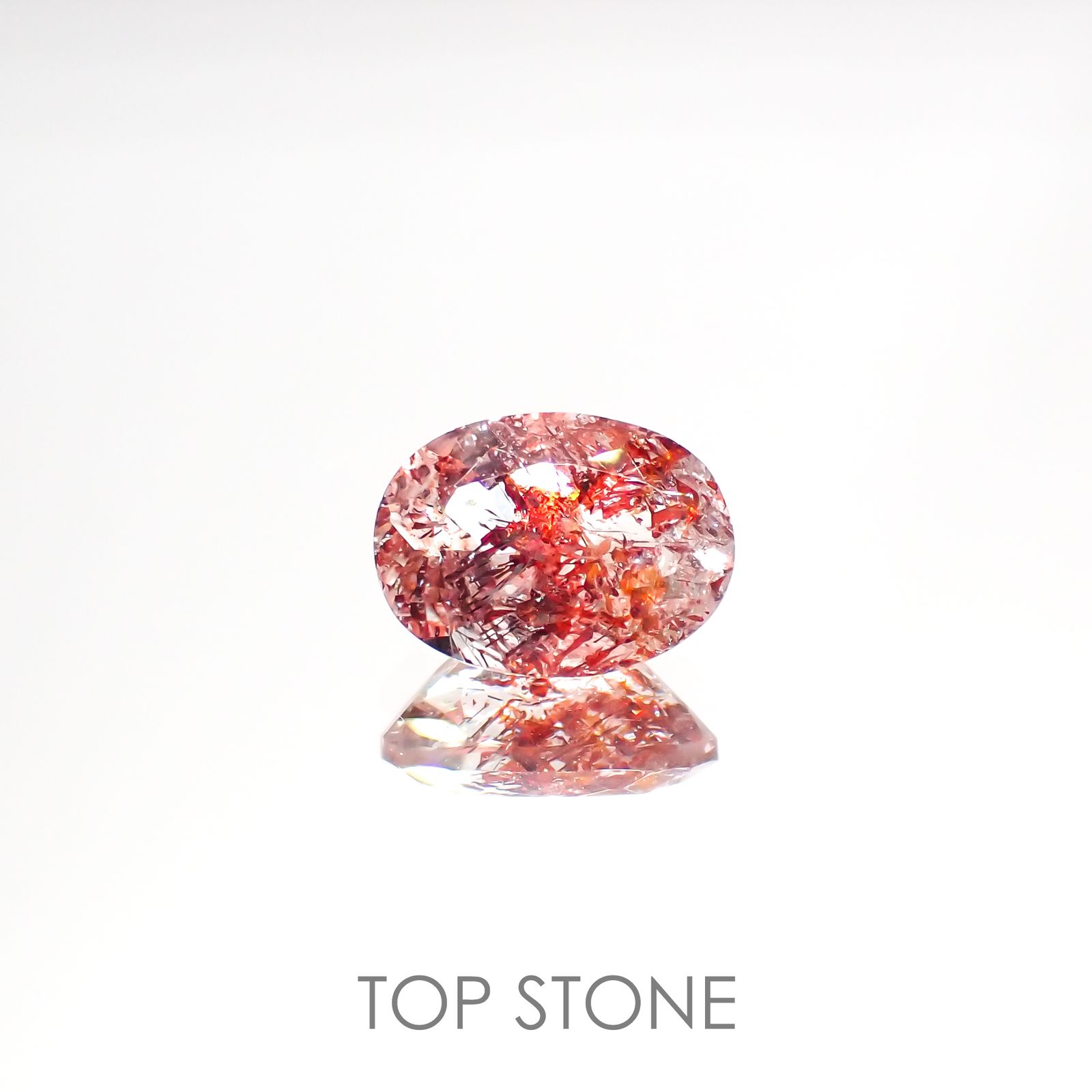 ファイヤークォーツ ナイジェリア産 1.68ct[220114764]9.2x6.8mm前後
