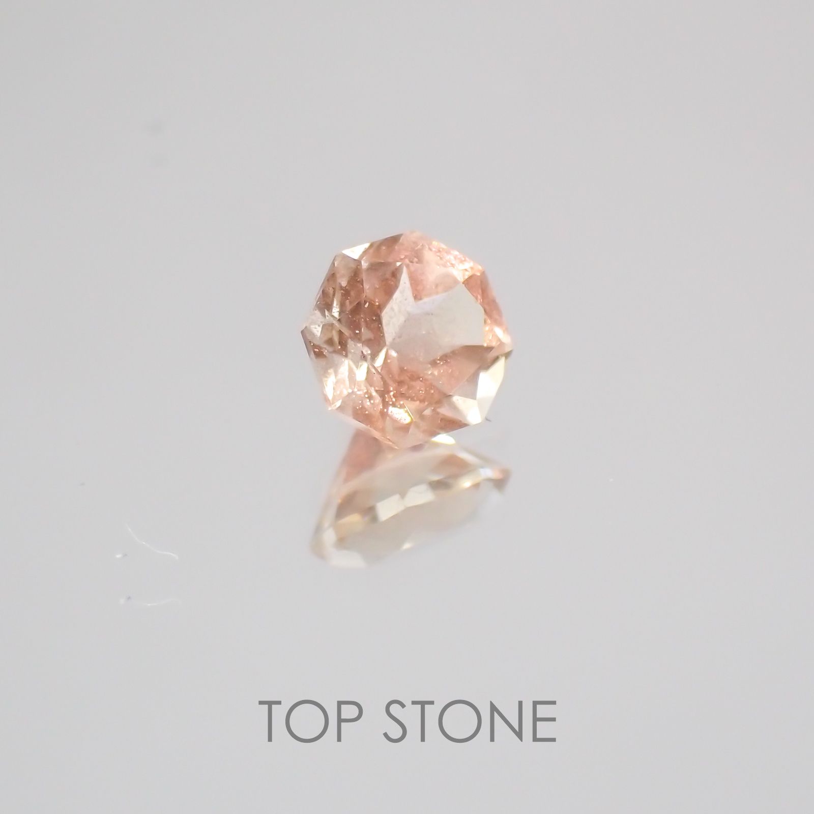◇オクタゴンカット◇オレゴンサンストーンSA  アメリカ産 ルース 0.28ct[210210043]3.9×3.9mm前後