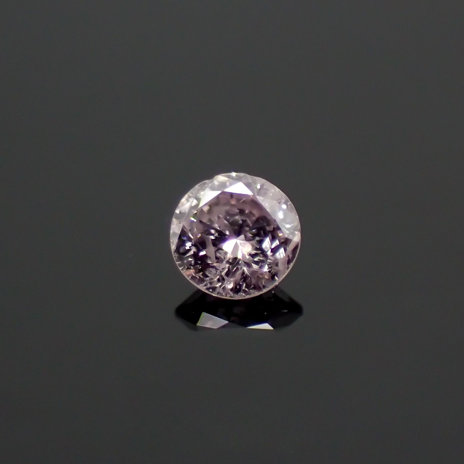 ピンクダイヤモンド I-1 / FANCY LIGHT PURPLISH PINK ソーティング付き 産 ルース 0.045ct[210711791]2.2×2.2mm前後