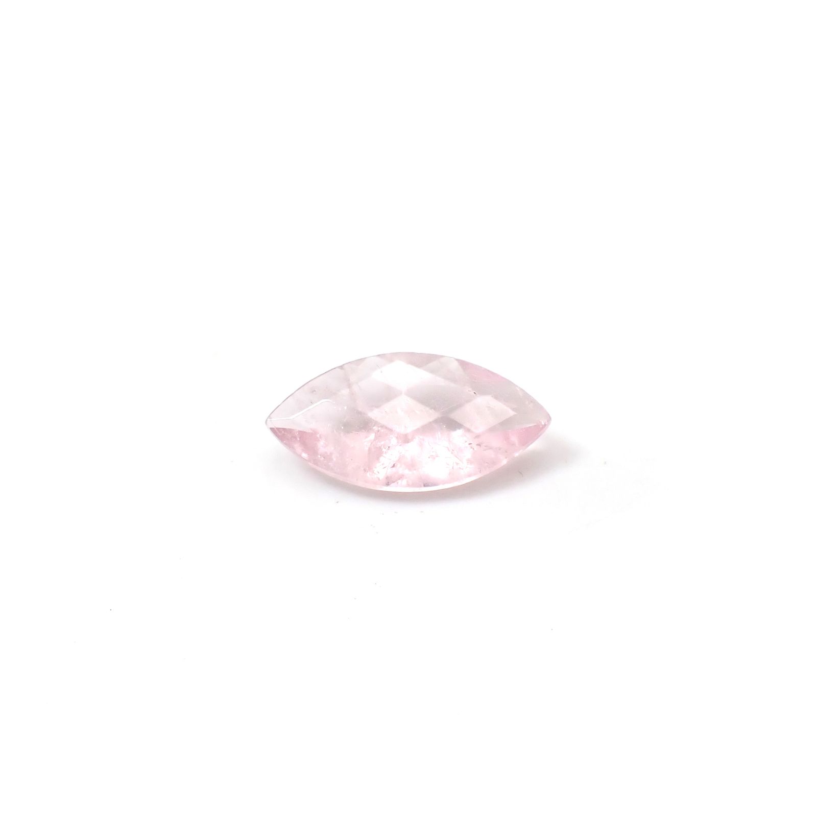 ◇チェッカーカット◇モルガナイト ブラジル産 2.44ct [250730875]14.9x7.4mm前後
