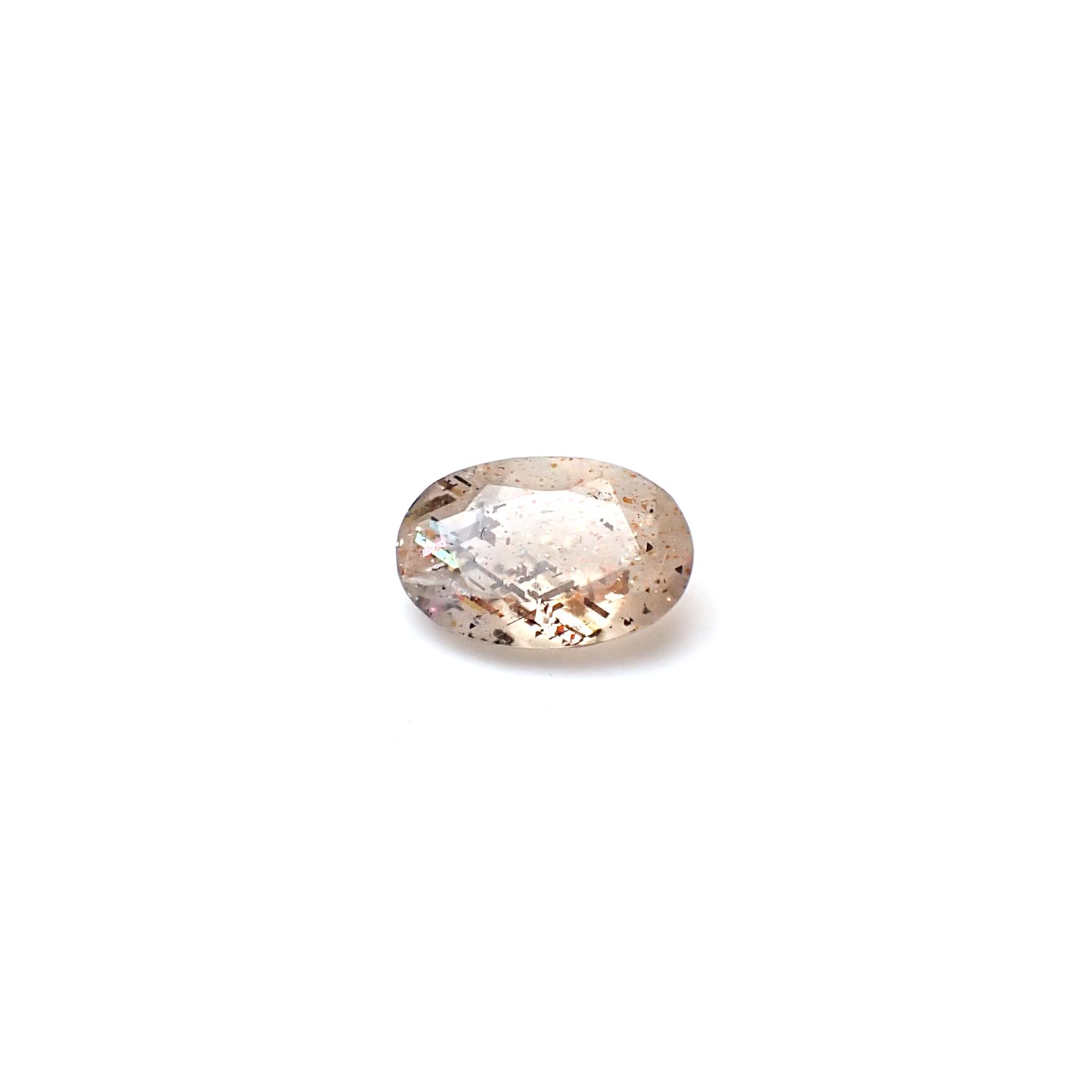 レインボーラティスサンストーン オーストラリア産 2.15ct [250730697]11.1x7.4mm前後