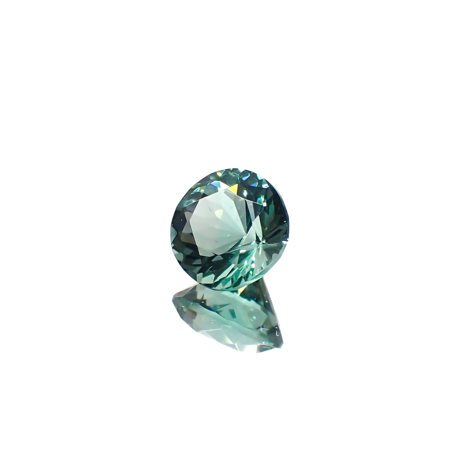 フローライト フルオレッセンス イギリス・ダイアナマリア鉱山産 1.12ct[240527699]6.4x6.3mm前後