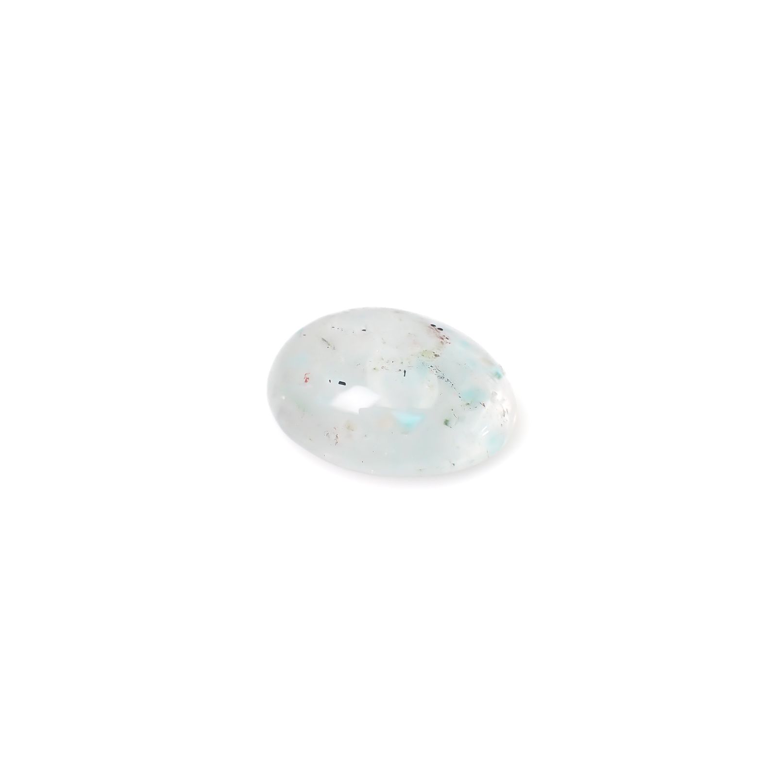 アホイトインクォーツ 南アフリカ・メッシーナ鉱山産 11.49ct [241029317]17.7x14.6mm前後