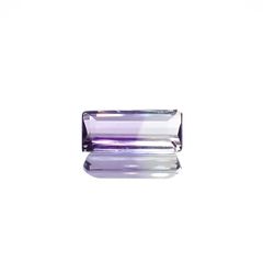 アワーグラスアメジスト(宝石名バイカラー・クォーツ)モロッコ産 1.23ct 識別済[231225096]10.1x4.3mm前後
