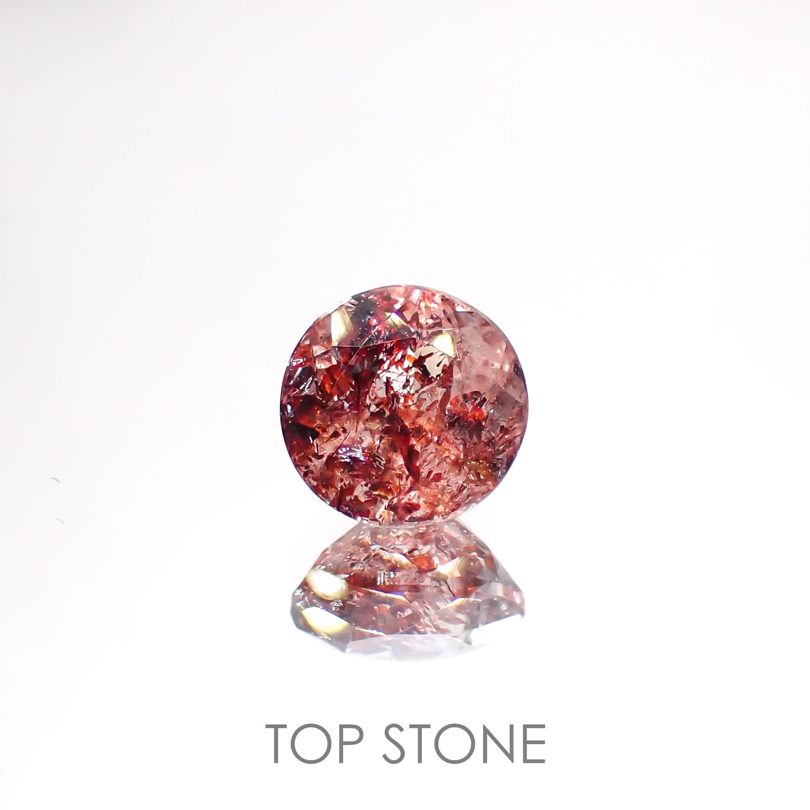 ファイヤークォーツ ナイジェリア産 1.63ct[220114745]7.5x7.5mm前後