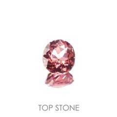 ローズピンクトルマリン(宝石名ピンク・トルマリン)ブラジル/アフリカ産 1.04ct 識別済[221018334]6.6x6mm前後