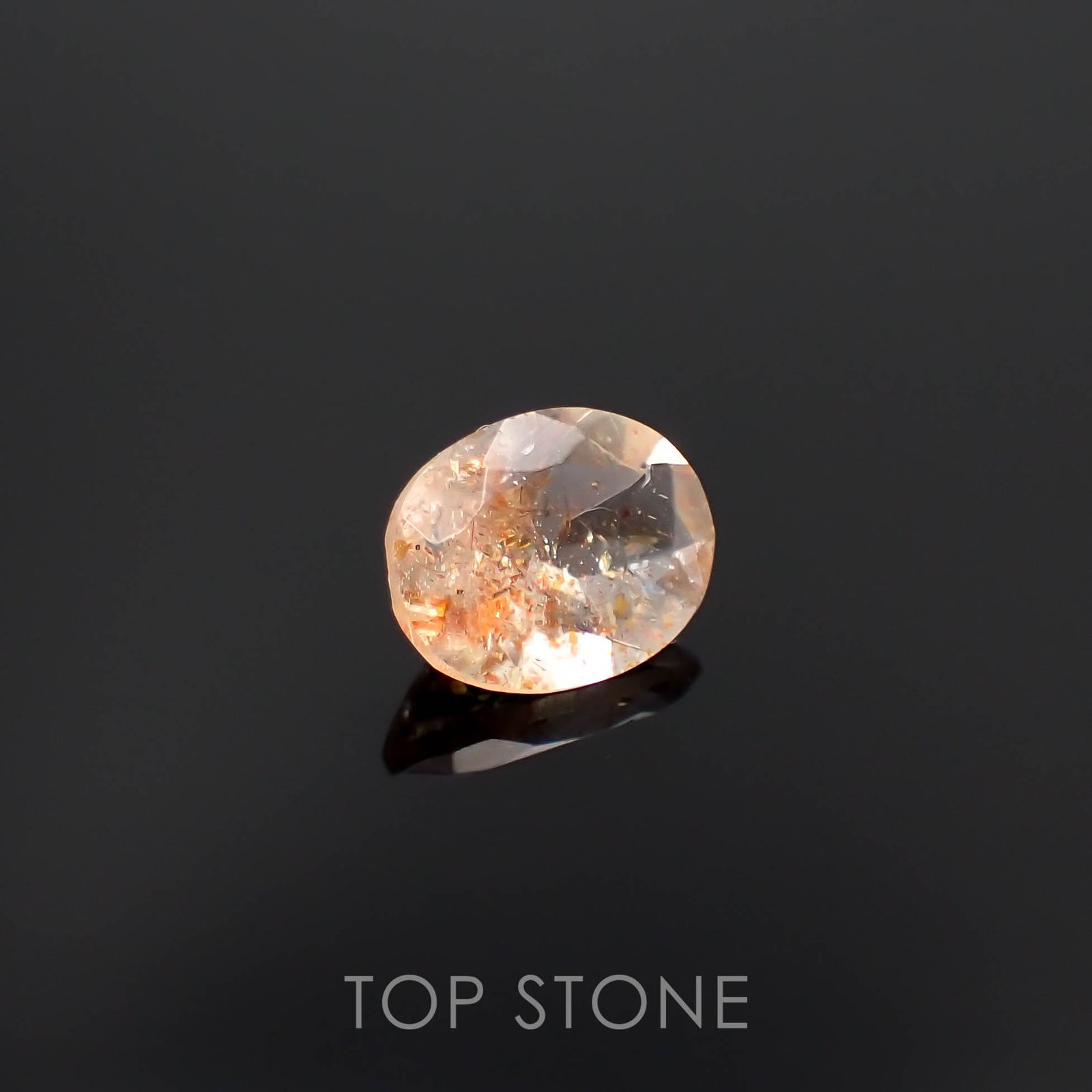イリュージョンサンストーン タンザニア産 1.59ct[230120119]9x7.1mm前後