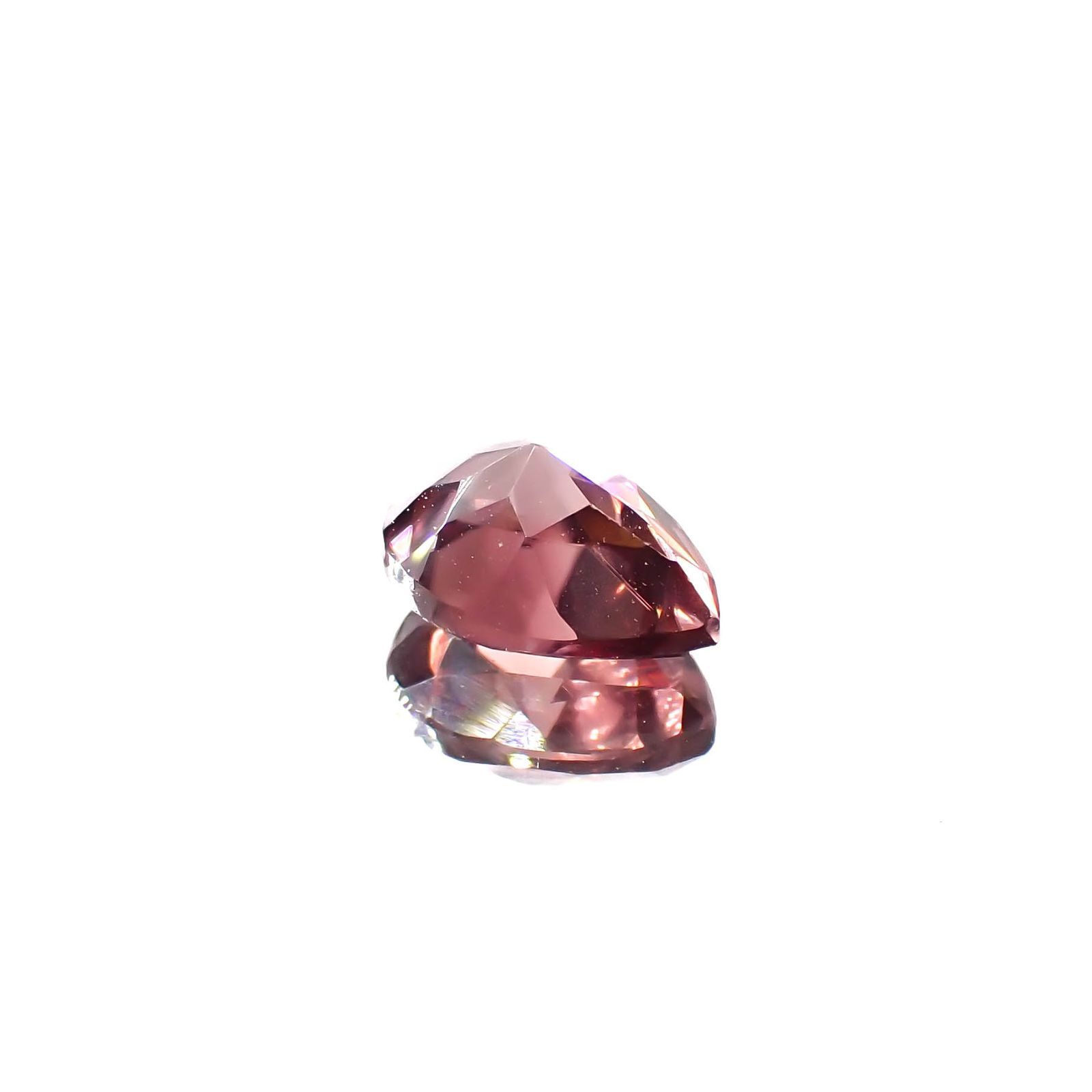 ピンクジルコン(宝石名ジルコン)スリランカ/カンボジア産 1.83ct 識別済[230320994]7.8x6mm前後