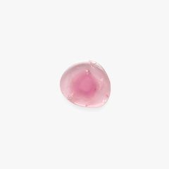 ピンクウォーターメロントルマリン 原石スライス コンゴ民主共和国産 2.11ct[230421483]10.5x9.5mm前後