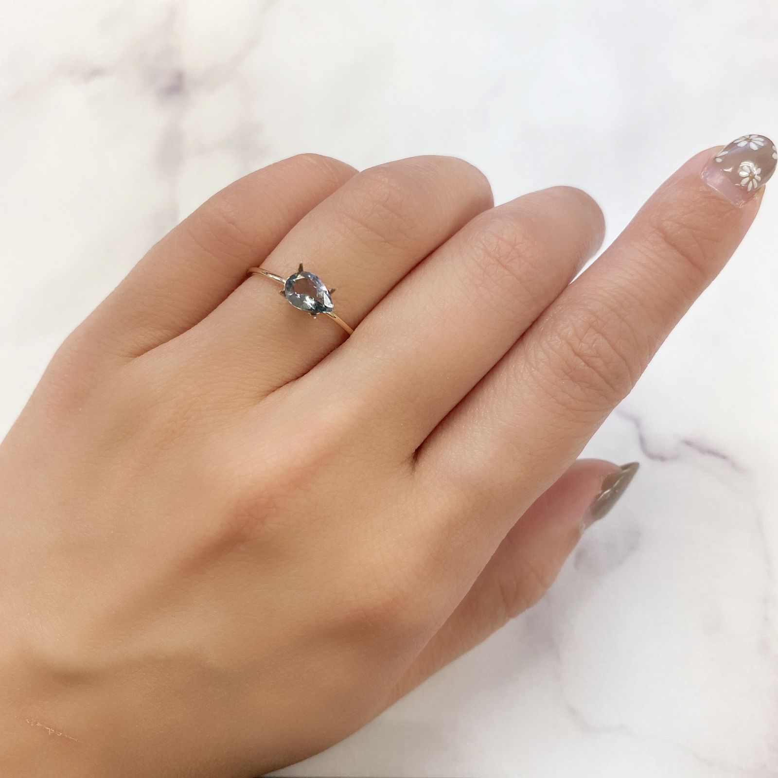 バイカラータンザナイト(宝石名バイカラー・ゾイサイト) タンザニア産 0.63ct 識別済[210812661]7.2×5.1mm前後