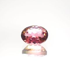ピンクトルマリン(宝石名ピンク・トルマリン) ブラジル/アフリカ産 0.95ct 識別済[211013558]7×5.1mm前後