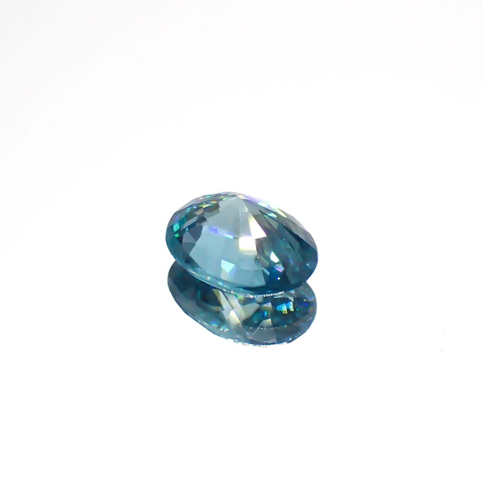 ブルージルコン カンボジア産 1.74ct[221018655]8x5.9mm前後