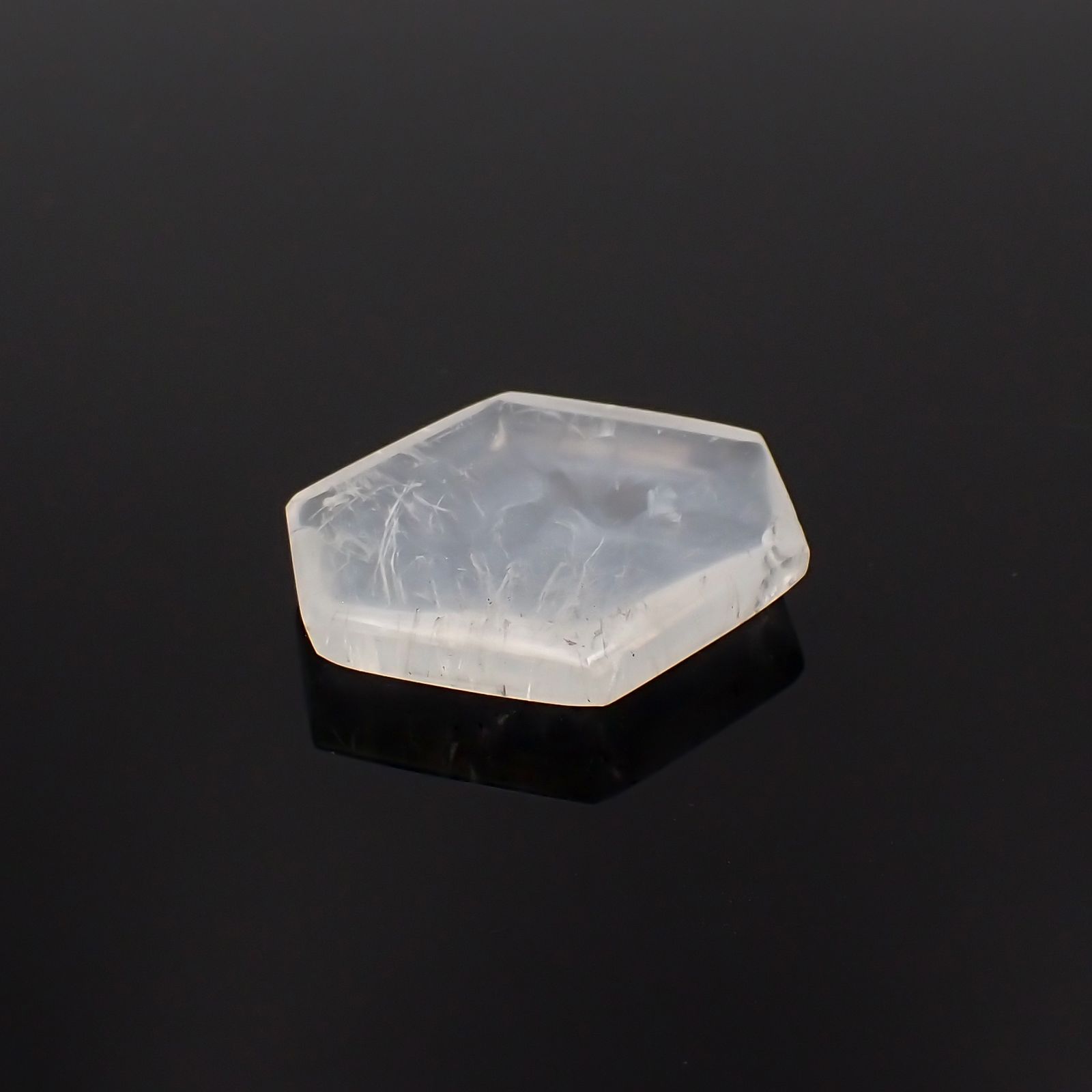 トラピッチェクォーツ 偏光板2枚付き コロンビア・ボヤカ産 28.59ct[230823257]26.2x22.5mm前後