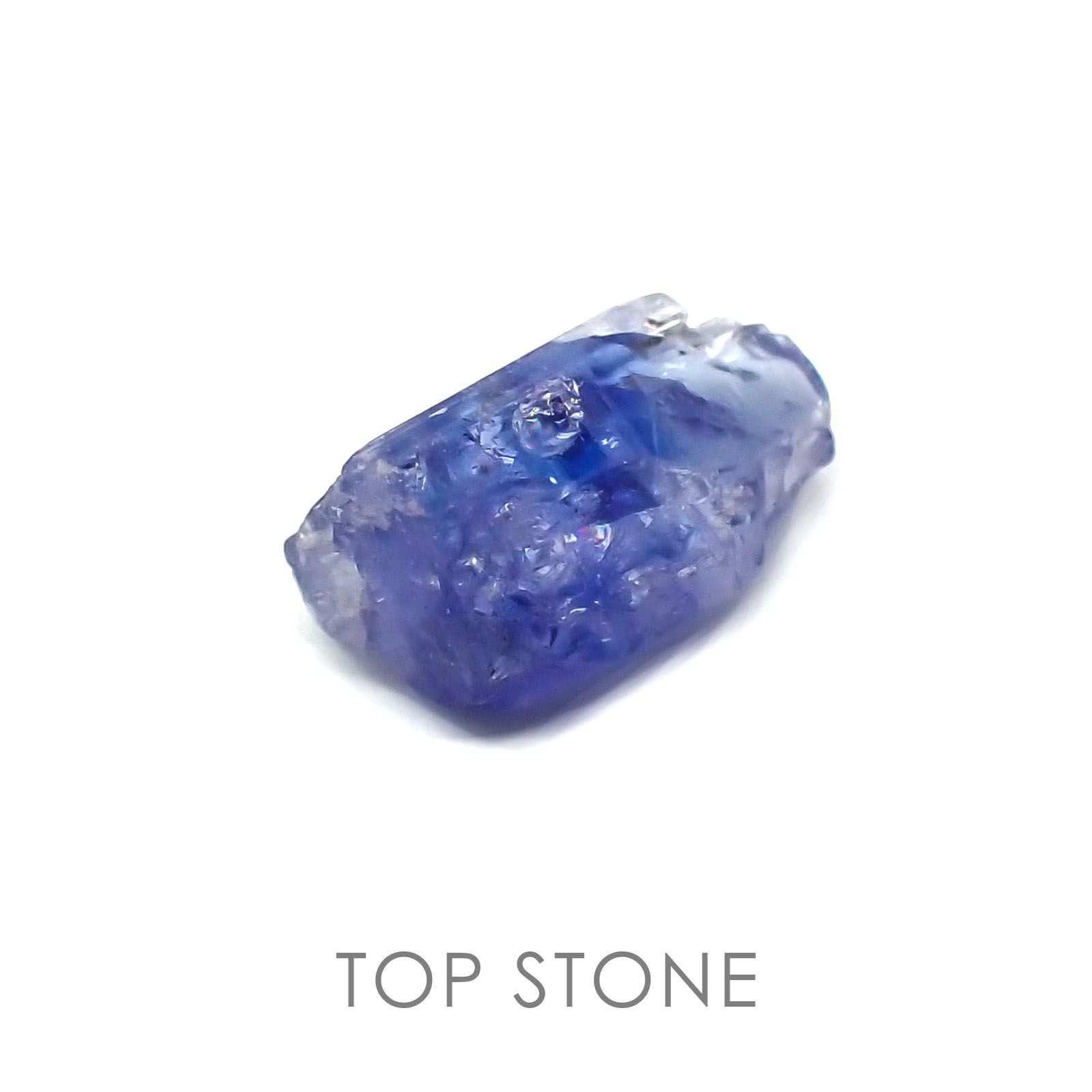 タンザナイト(ゾイサイト) タンザニア産 原石・結晶 3.78ct[21028273]11.8×6.4mm前後