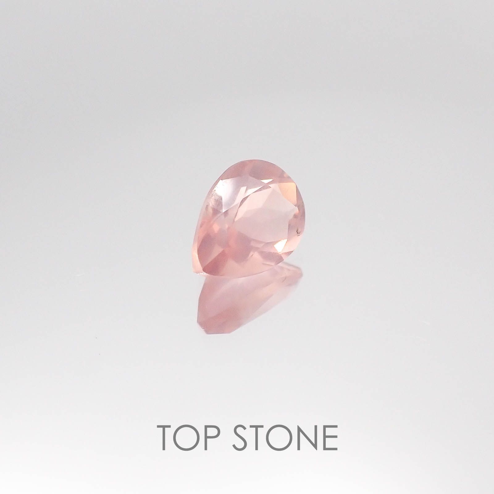 ディープローズクォーツ モザンビーク産 ルース 0.96ct[20084620]7.5×5.7mm前後