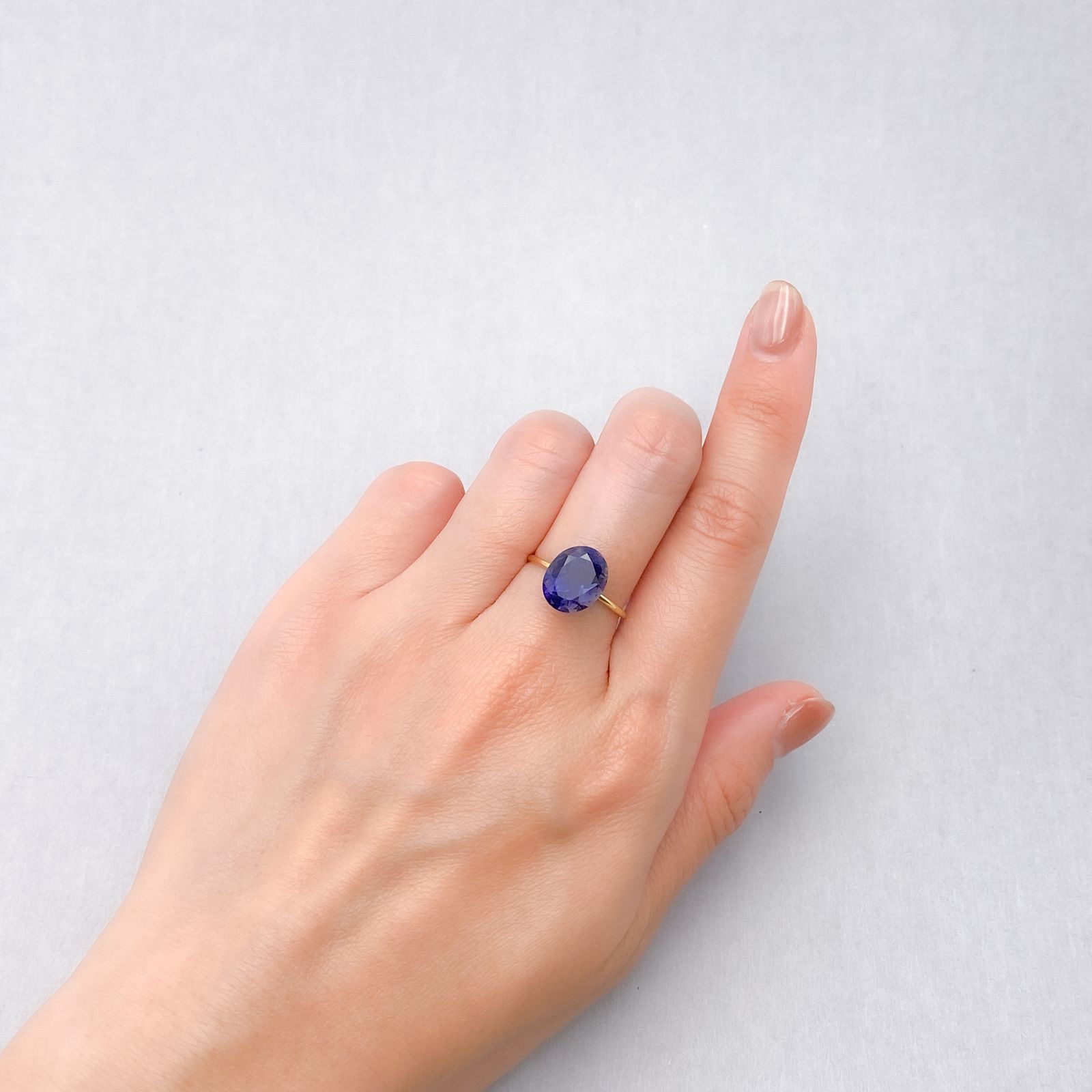アイオライト タンザニア産 2.94ct [250229832]10.9x8.8mm前後