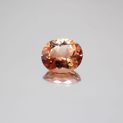 オレゴンサンストーン(宝石名ラブラドライト・サンストーン)アメリカ・オレゴン州産 2.911ct ソ付(彩珠)[230622265]10.5x8.7mm前後