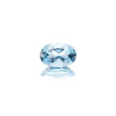 アクアマリン サンタマリアカラー(宝石名アクアマリン)モザンビーク産 識別済 0.37ct / 6.1x4mm前後 [260617251]