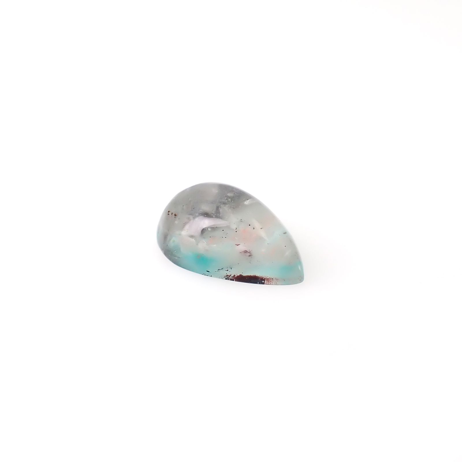 アホイトインクォーツ 南アフリカ・メッシーナ鉱山産 2.67ct [241029324]11.8x8mm前後