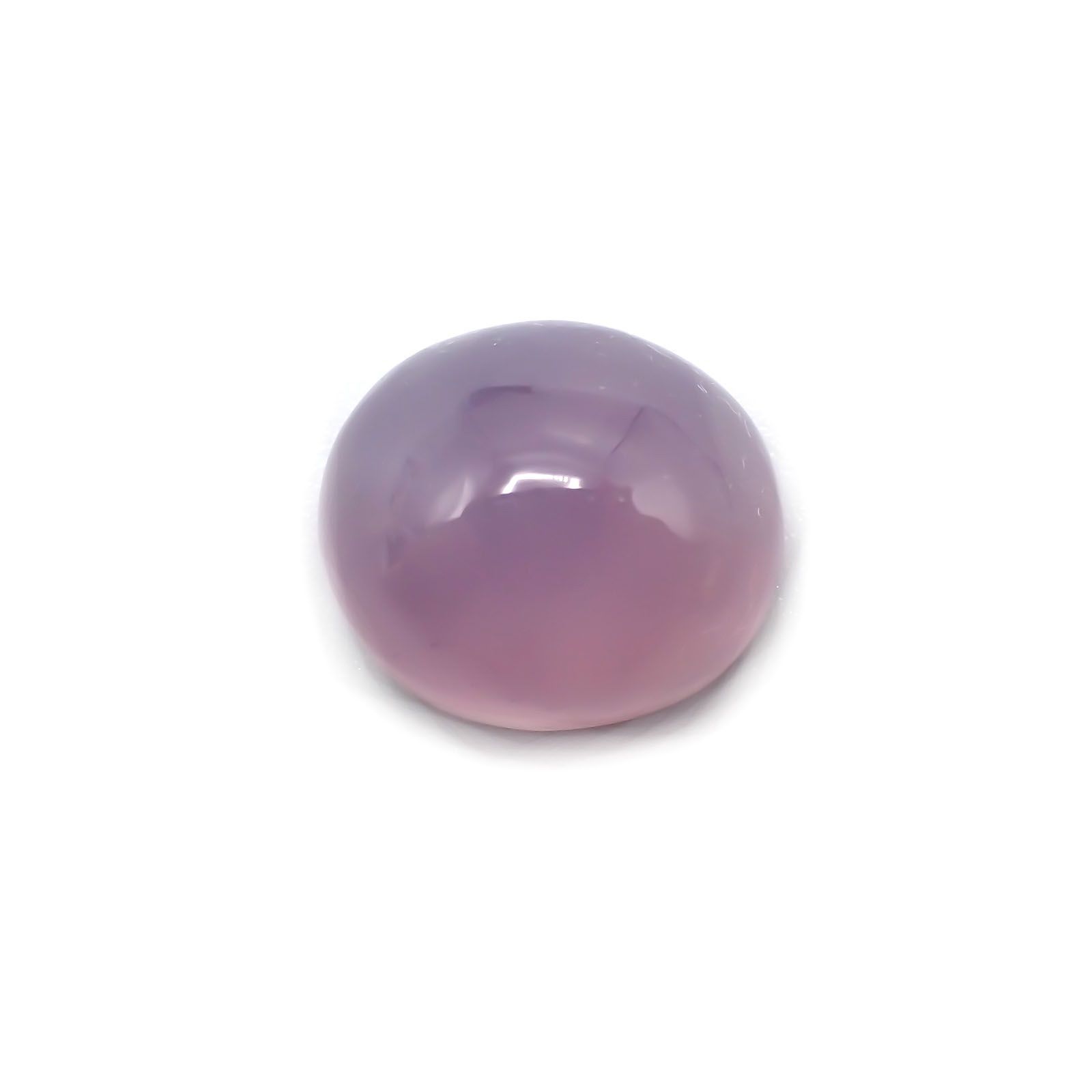 パープルカルセドニー(宝石名カルセドニー)インドネシア産 11.15ct 識別済[231124172]15x13.1mm前後