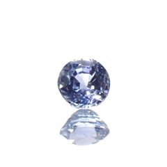 アイスブルーサファイア(宝石名サファイア)スリランカ/マダガスカル産 0.34ct 識別済[230722699]3.9x3.8mm前後