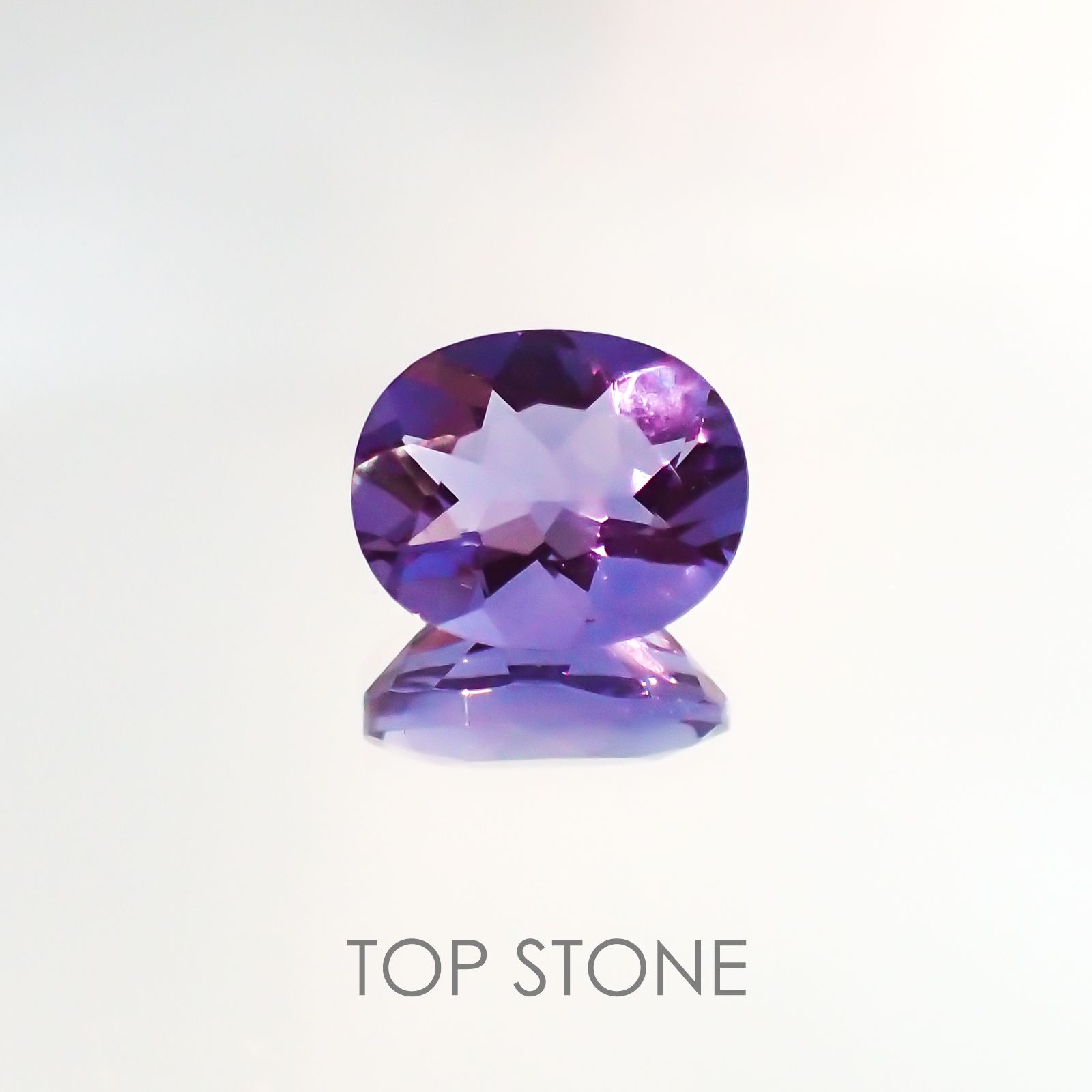 カラーチェンジフローライト ブラジル産 ルース 3.22ct[20127812]10.1×8.1mm前後