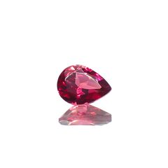 レッドスピネル(宝石名スピネル)タンザニア産 0.18ct 識別済[230522104]4.2x3.1mm前後