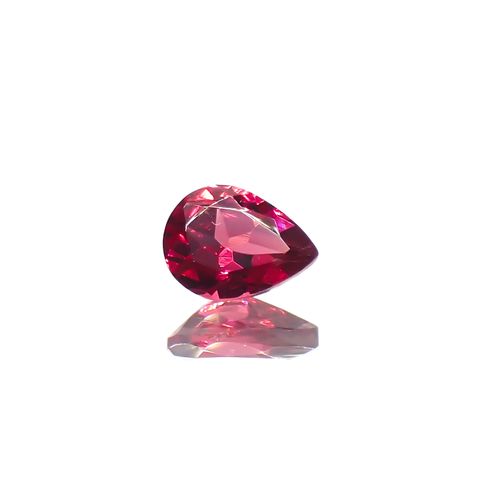 レッドスピネル(宝石名スピネル)タンザニア産 0.18ct 識別済[230522104]4.2x3.1mm前後