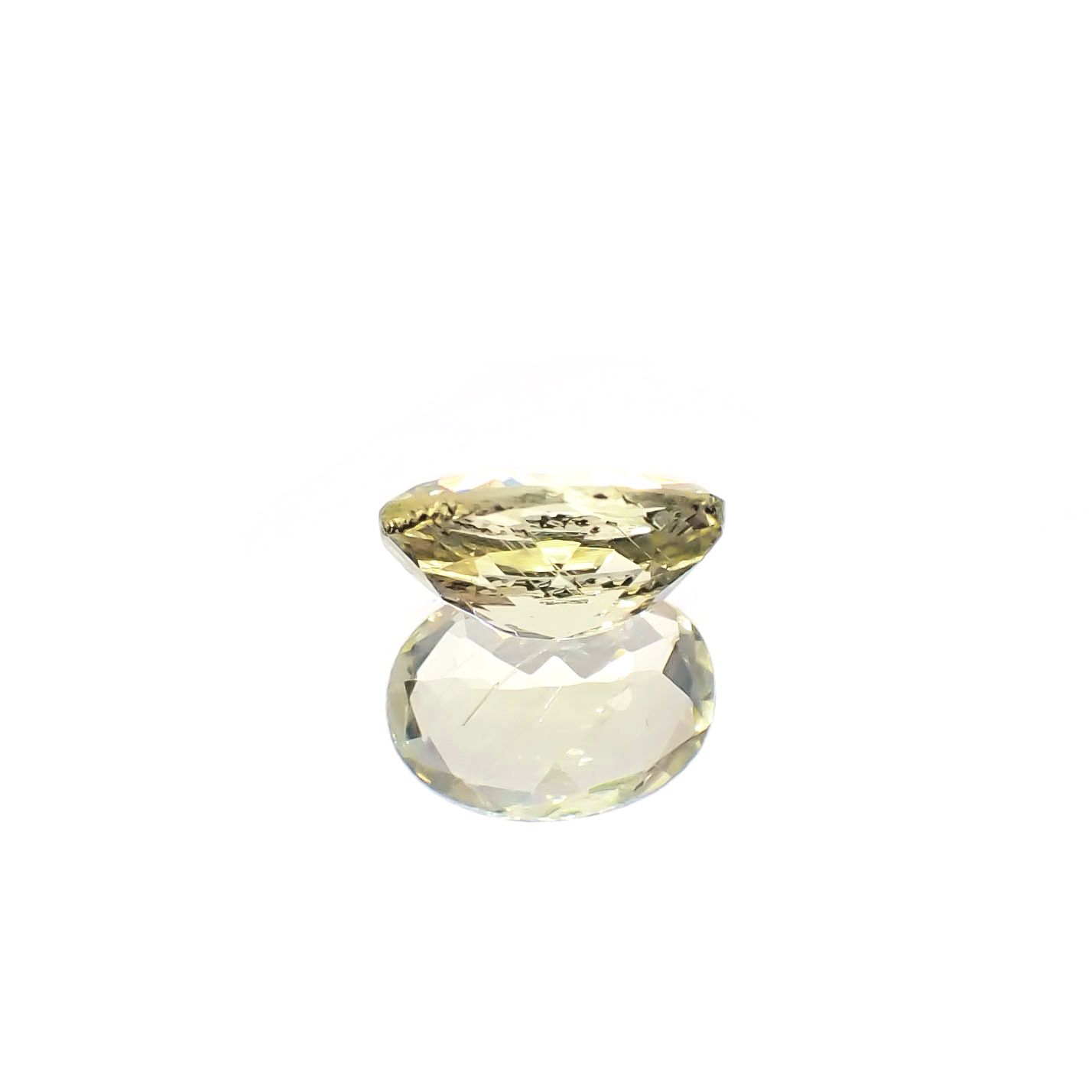 イエローダンビュライト タンザニア産 1.22ct[240125465]8.1x6mm前後