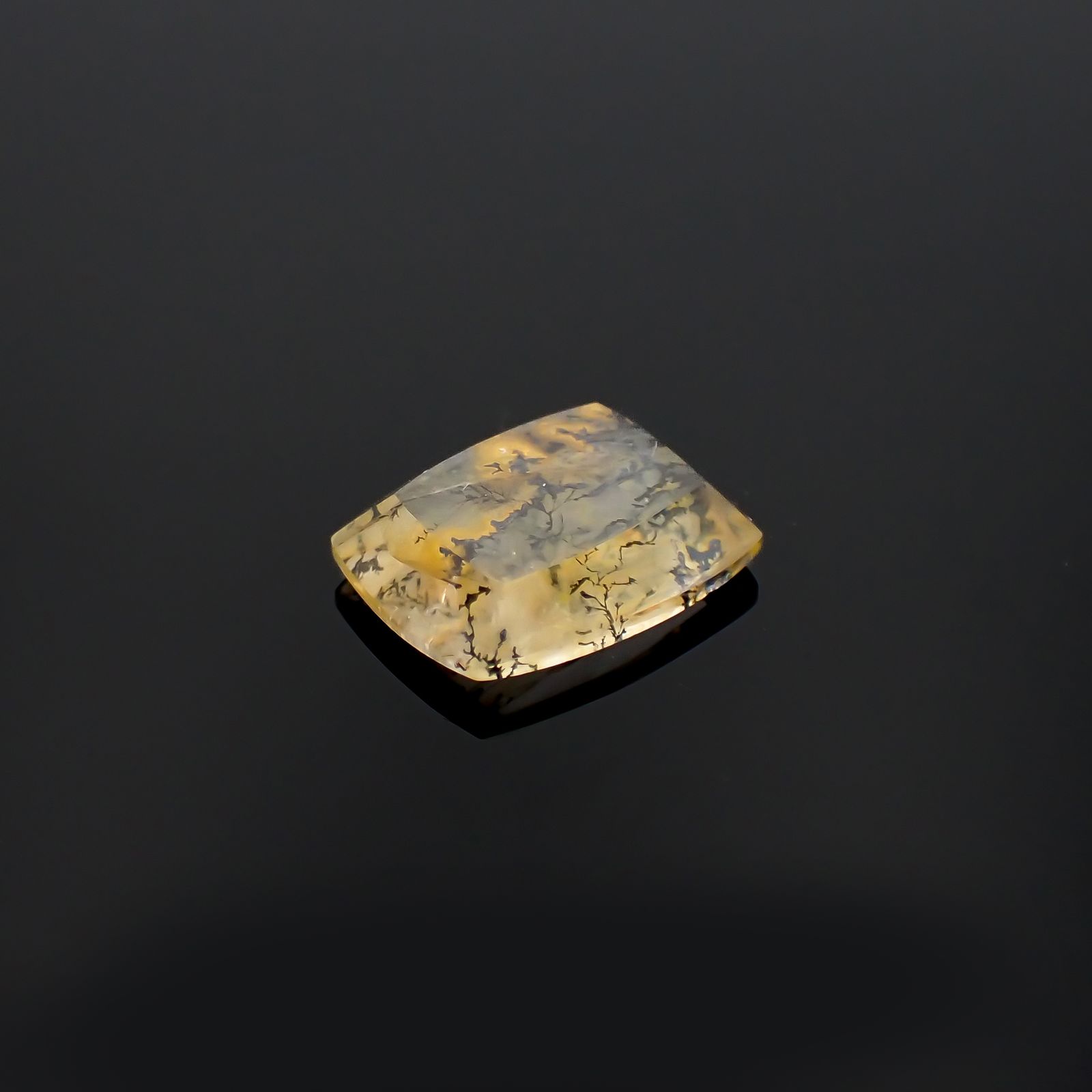 デンドリチッククォーツ ブラジル産 3.62ct[230321073]12.6x9.8mm前後