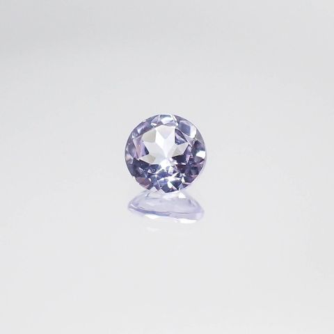 ラベンダーゾイサイト(宝石名ゾイサイト)タンザニア産 0.51ct 識別済[230522013]5.2x5.1mm前後