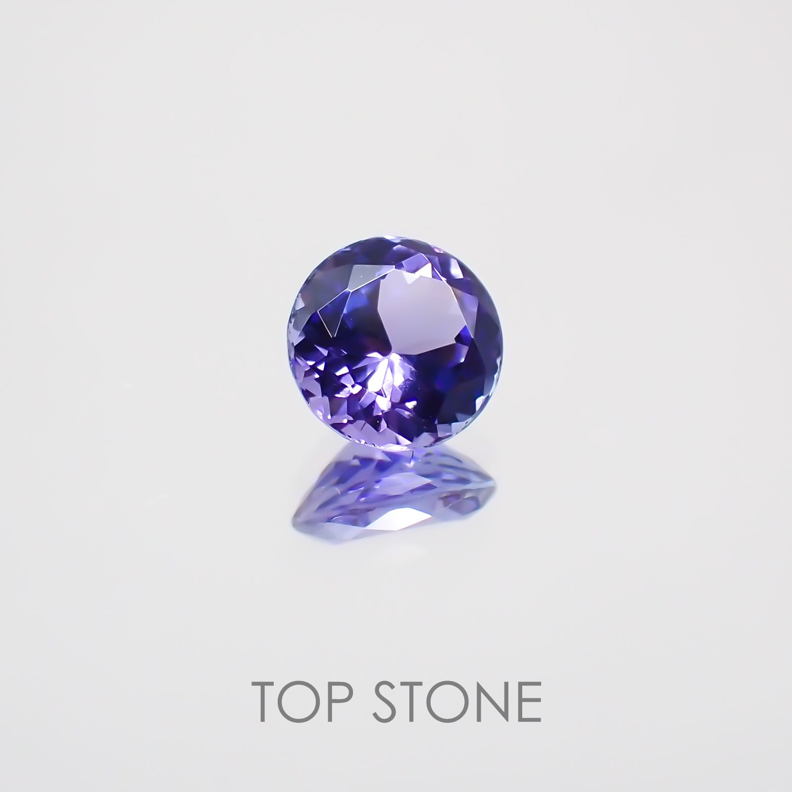 タンザナイト(ゾイサイト) タンザニア産 ルース 0.51ct[210510056]5.2×5.1mm前後