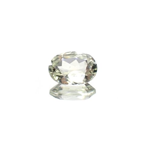 シリマナイト(宝石名シリマナイト)インド産 識別済 1.27ct / 8.1x6.1mm前後 [260618460]