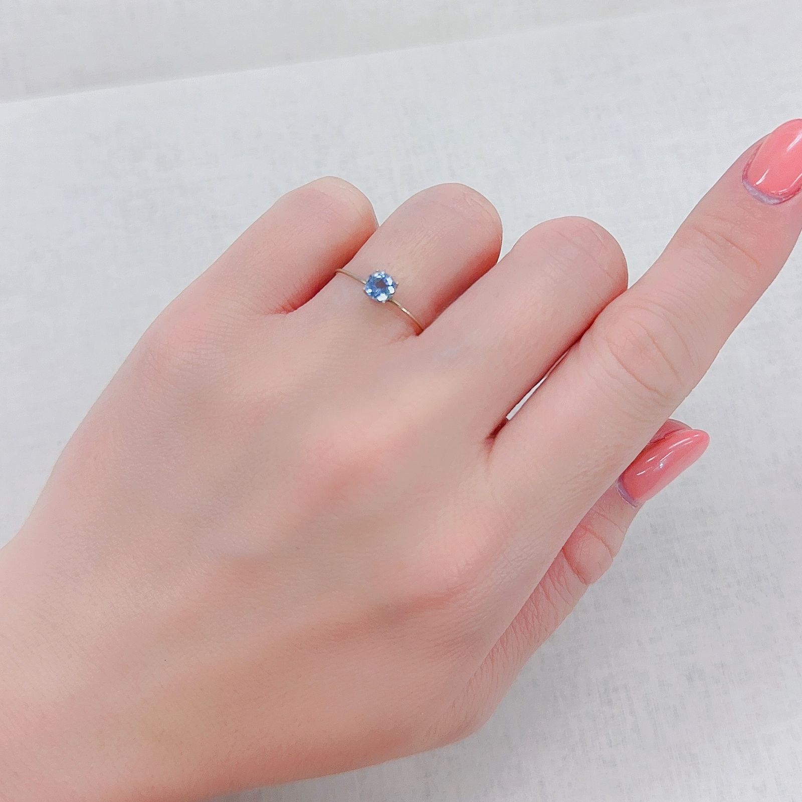 サンタマリアアクアマリン ブラジル産 0.34ct[230320973]4.4x4.4mm前後