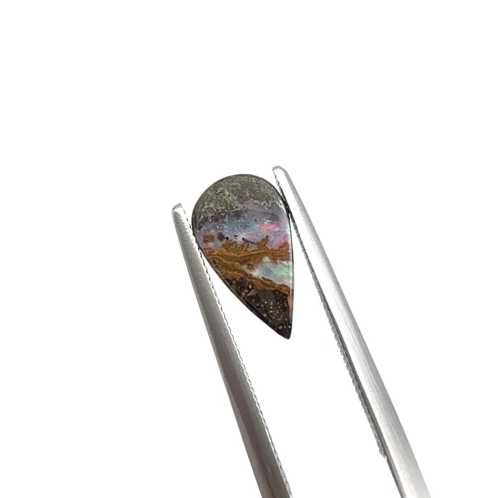 ボルダーオパール オーストラリア産 0.88ct / 10.9x6.2mm前後
