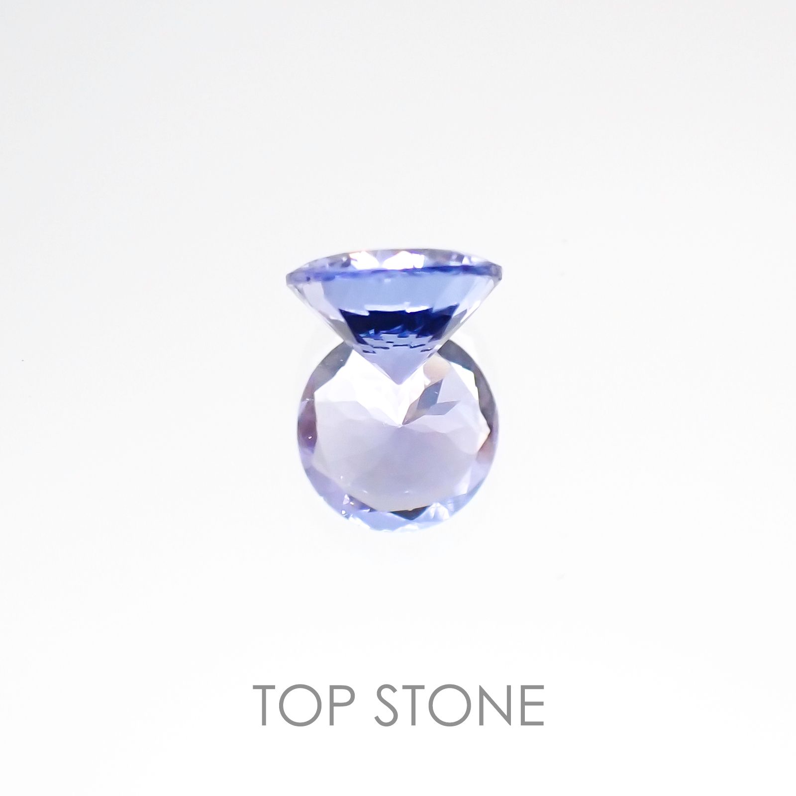 タンザナイト(宝石名タンザナイト) タンザニア産 0.41ct 識別済[20127211]4.9×4.8mm前後